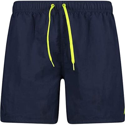 CMP Short Swimming Costume with Pockets, Man, Navy-Acido, 54 CMP Short Swimming Costume with Pockets, Man, Navy-Acido, 54
