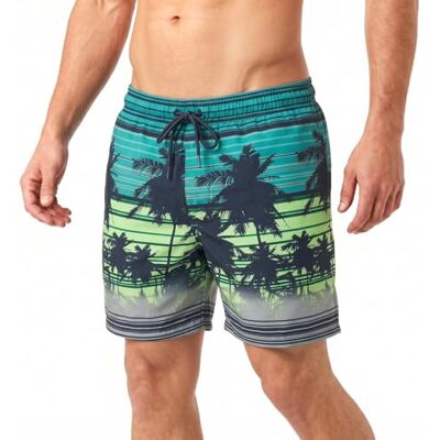 RIPT Performance RIPT Costume Uomo Asciugatura Rapida – Pantaloncini Mare con Rete Interna, Protezione UV50, Boardshort Spiaggia Nuoto Surf Estate (Lime/Blu, L) RIPT Performance RIPT Costume Uomo Asciugatura Rapida – Pantaloncini Mare con Rete Interna, Protezione UV50, Boardshort Spiaggia Nuoto Surf Estate (Lime/Blu, L)