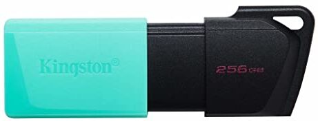 Kingston DataTraveler Exodia M PenDrive USB 3.2 Gen 1 DTXM/256GB- con cappuccio removibile (Nero + Verde ottanio)