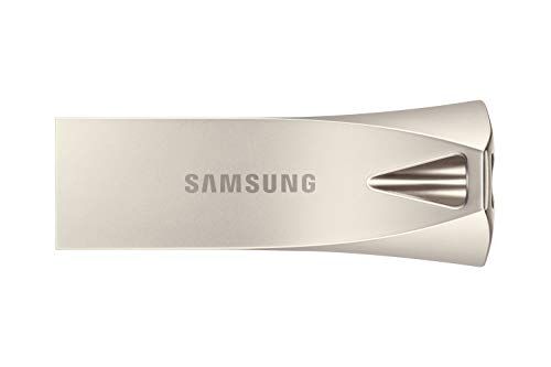 Samsung MUF-256BE3 Bar Plus USB Flash Drive,USB 3.1, Type-A Fino a 300 MB/s, 256 GB, Argento