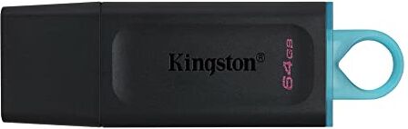 Kingston DataTraveler Exodia DTX/64GB Flash Drive USB 3.2 Gen 1 con cappuccio protettivo e anello portachiavi in colori multipli