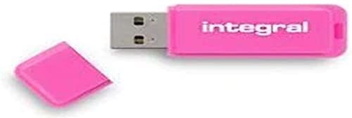 Integral PEN DRIVE  NEON, 16 GB, USB TIPO A, 2, 12 MB/S, TAPA, ROSA