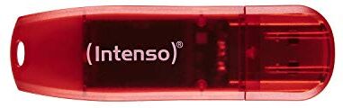 Intenso Rainbow Line 128 GB Chiavetta USB 2.0 Colore: rosso