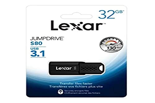 Lexar PENDRIVE USB 3.1 JUMPDRIVE S80 32GB 130R 25W