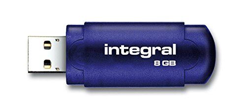 Integral PEN DRIVE  EVO 8GB, AZUL USB 2.0