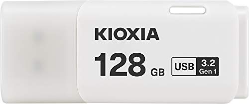 KIOXIA 128GB TransMemory U301 USB 3.2 Flash Drive, White