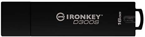 Kingston IronKey D300S Drive Flash USB crittografato 16GB Certificazione FIPS 140-2 di Livello 3 IKD300S/16GB