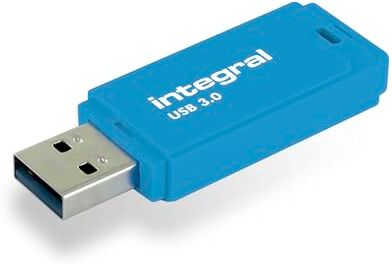 Integral Neon Blue Chiavetta USB 32 Giga Flash Drive USB 3.0 SuperSpeed Pennetta USB veloce