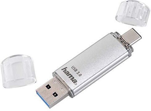 Hama Chiavetta USB 3.0 e USB 3.1, tipo C argento argento 16 go