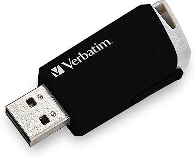 Verbatim Chiavetta USB Store 'n' Click I USB 3.2 Gen 1 I 32GB I Memoria USB con meccanismo di chiusura I Pennetta USB-3 I Memoria esterna per Laptop Notebook ecc. I fino a 5 Gbit/s I nera