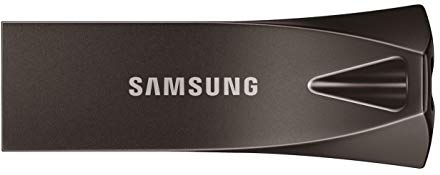 Samsung MUF-64BE4 Bar Plus USB Flash Drive, USB 3.1, 64 GB, Type-A Fino a 200 MB/s, Grigio Titanio