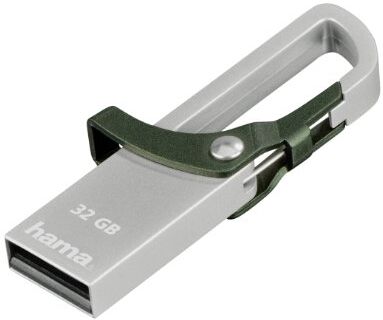 Hama Pendrive USB 2.0 Hook-Style 32GB, verde