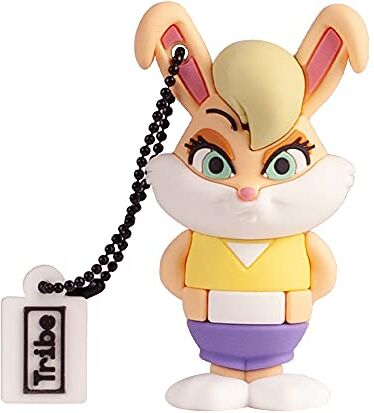 Tribe Chiavetta USB 32 GB LOLA BUNNY Memoria Flash 2.0, Personaggio Originale Looney Tunes, Pennetta USB Compatibile con Windows, Linux e Mac, Multicolor