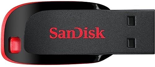 SanDisk 64 GB Cruzer Blade USB 2.0 Flash Drive Black