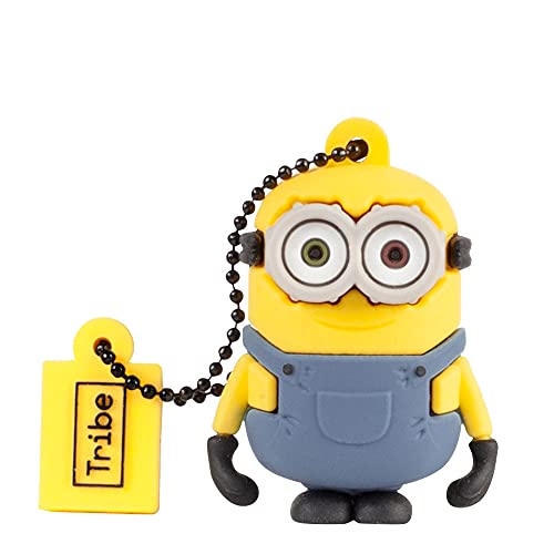 Tribe Chiavetta USB 32 GB Bob Memoria Flash Drive 2.0, Personaggio Originale Minions, Pennetta USB Compatibile con Windows, Linux e Mac