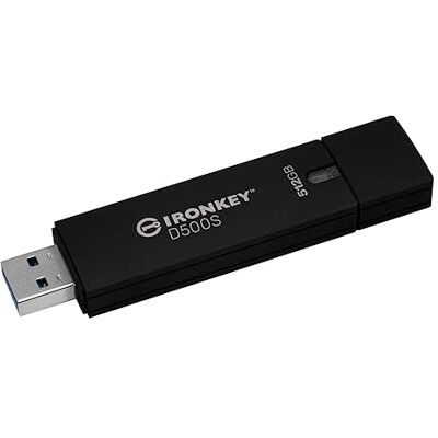 Kingston IronKey D500S Drive flash USB con crittografia hardware 512 GB FIPS 140-3 Lvl 3 (in fase di approvazione) AES-256 IKD500S/512 GB Kingston IronKey D500S Drive flash USB con crittografia hardware 512 GB FIPS 140-3 Lvl 3 (in fase di approvazione) AES-256 IKD500S/512 GB
