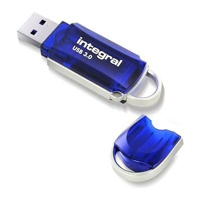 Integral Chiavetta USB 32 Giga Chiavetta USB 3.0 Courier Blue Fino a 100 MB/s Integral Chiavetta USB 32 Giga Chiavetta USB 3.0 Courier Blue Fino a 100 MB/s