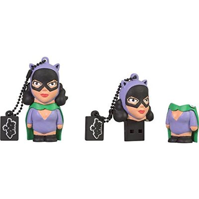 Tribe Chiavetta USB 8 GB Cat Woman Memoria Flash Drive 2.0, Personaggio Originale DC Comics, Pennetta USB Compatibile con Windows, Linux e Mac Tribe Chiavetta USB 8 GB Cat Woman Memoria Flash Drive 2.0, Personaggio Originale DC Comics, Pennetta USB Compatibile con Windows, Linux e Mac
