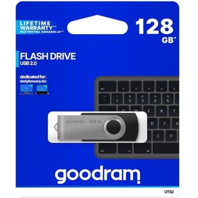 GoodRam TWISTER-Chiavetta USB Da 128 GB, Nero GoodRam TWISTER-Chiavetta USB Da 128 GB, Nero