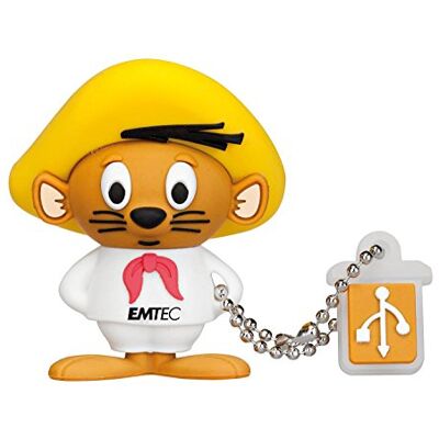EMTEC Looney Tunes Speedy L102 Memoria 8 GB, USB 2.0, Argento EMTEC Looney Tunes Speedy L102 Memoria 8 GB, USB 2.0, Argento