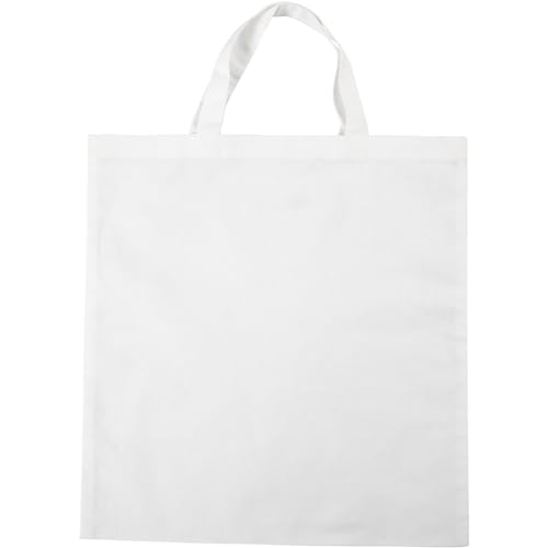 Creativ Borse, Tote Bag e borsette, Cotone, Bianco, Taglia unica