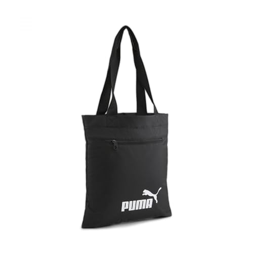 Puma Phase Packable Shopper Black, Taglia Unica Unisex-Adulto