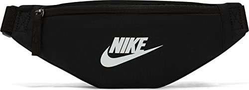 Nike Heritage Waistpack Fa21, Borsa Unisex Adulto, Black/Black/White, Taglia Unica