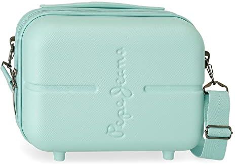 Pepe Jeans Highlight Beauty case adattabile con tracolla, 29 x 21 x 15 cm, blu, 29x21x15 cms, Beauty case adattabile con tracolla