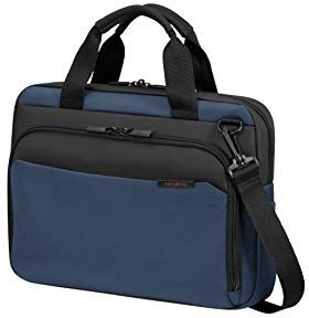 Samsonite Mysight Laptoptasche, Borsa Portadocumenti Per Computer Portatile Uomo, Blu (Blue), Cartella 14.1 pollici 38 cm 8.5 L