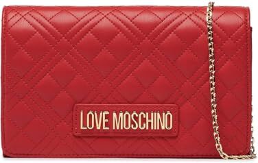 Moschino Borsa a spalla Donna, Rosso, Taglia unica