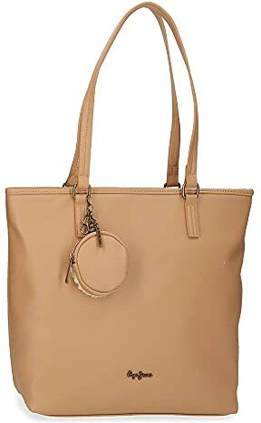 Pepe Jeans Bianca, beige, Taglia unica, Borsa shopper