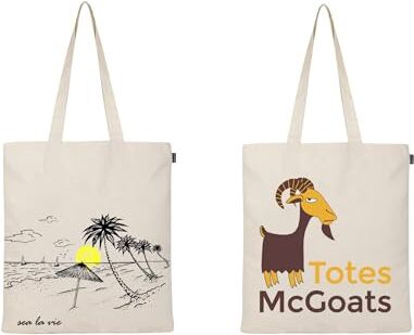 Eco Right Tote Bags for Women, Trendy & Reusable Grocery Bag, Cotton Tote Bag for School, Daily Use, Shopping & Beach