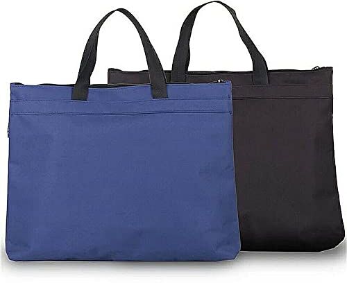 Nothers Cartella portadocumenti formato A4 Espandibile Borsa porta documenti con manico Borsa a tracolla portatile Business Case Organizer File Storage Tote Bag per Conferenze Business Travel