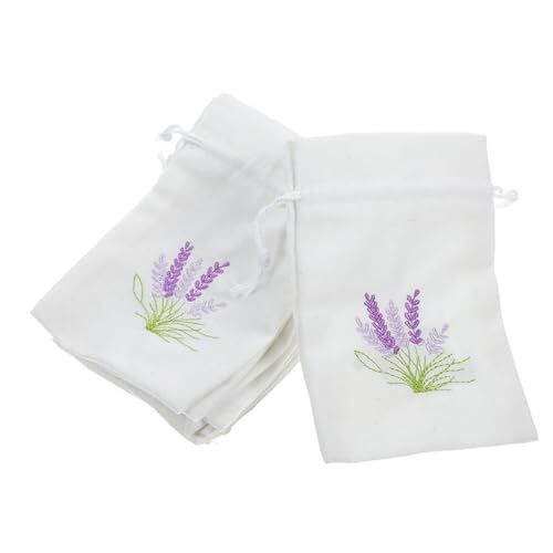 TOPBATHY 10 Pezzi Bustina Di Lavanda Sacchetti Per Bomboniere Sacchetti Di Gadget Bustine Piccole Bustine Di Stoffa Custodia Buste Di Raso Cotone Borsa Decorativa Marsupio