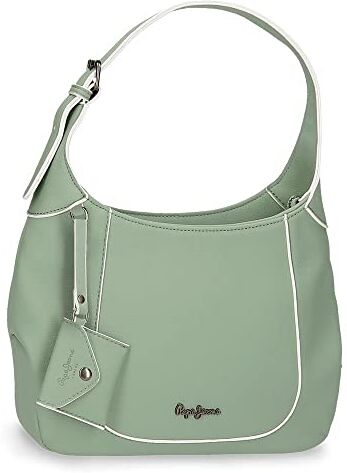 Pepe Jeans Borsa a tracolla Jeny, 27.5x19x4 cm, Verde, 27.5x19x4 cms, Borsa a tracolla