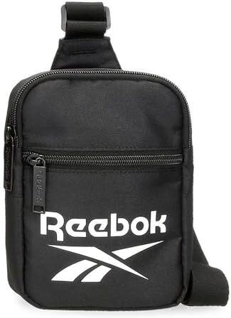 Reebok Ashland Tracolla incrociata Nero 13 x 18 x 4 cm Poliestere by Joumma Bags, Nero, Taglia unica, Tracolla incrociata