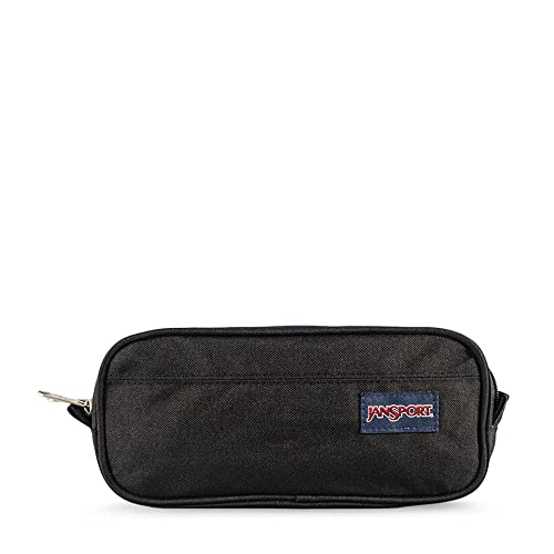 JANSPORT Large Accessory Pouch, Astuccio Grande, 1.3 L, 11 x 23 x 7.5 cm, Black