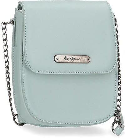 Pepe Jeans Salma Borsa a tracolla per cellulare blu 13,5 x 17,5 x 4 cm in finta pelle