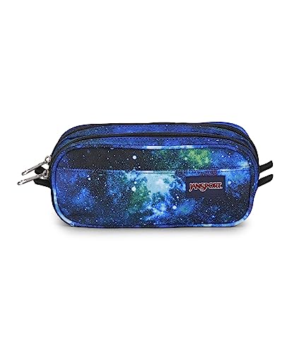 JANSPORT Large Accessory Pouch, Astuccio Grande, 1.3 L, 11 x 23 x 7.5 cm, Cyberspace Galaxy