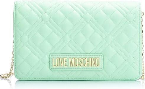 Moschino Borsa a spalla Donna, Menta, Taglia Unica