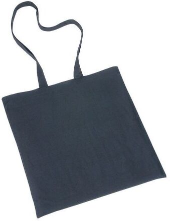 eBuyGB Shopping Tote Borsa a Tracolla, in Cotone, Nero, 31.19 x 24.1 x 5 cm