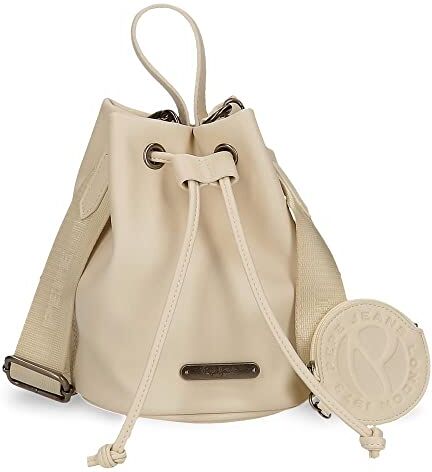 Pepe Jeans Salma Borsa a tracolla beige 14,5 x 20 x 14,5 cm finta pelle