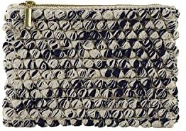 House Doctor Clutch Mix, bianco/blu, 22 x 15 cm