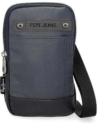 Pepe Jeans Hatfield Borsa a tracolla Blu 10,5x18x2 cm Poliestere, blu, Taglia unica, Tracolla