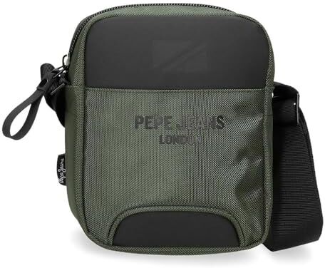 Pepe Jeans Bromley Borsa a tracolla Piccola Verde 15x19,5x6 cm Poliestere, Verde, Taglia unica, Borsa a tracolla piccola