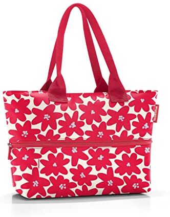 Reisenthel Borsa shopper unisex E1 XL, Daisy Red, taglia unica, Rétro