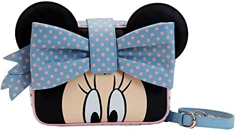 Loungefly Disney Minnie Borsa a tracolla a pois pastello, Multi, Taglia unica