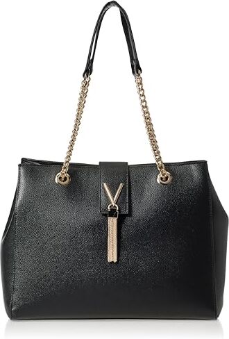 Valentino Divina Shoulder Bag M Nero/Gold, Nero/Gold, M, Borse