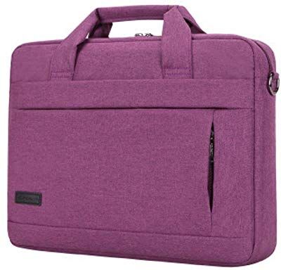 YUANYOULI Le borse uomini portatili tela Cartella di affari Cartella 14 donne"Cartella Cartella Laptop Bag 15,6,Borsa Violet 15 pollici