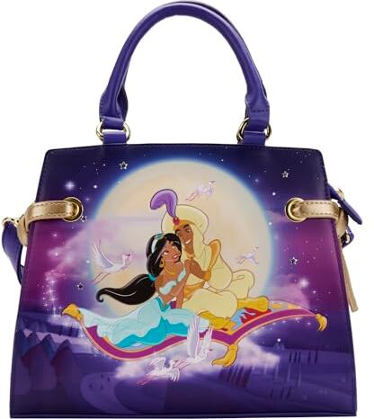 Loungefly Borse, Borsa a Tracolla Donna, Aladdin, Taglia Unica